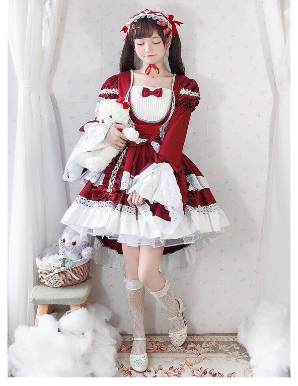 ワンピース ロリータ ゴスロリ ワンピース コスプレ ジャンパースカート お嬢様 蝶結び Cosplay かわいい 服 メイド コスプレ 女装 アニメ Lolita ワンピース 森ガール 大きいサイズ ロリータ ドレス ブラウス ゴシック 最先端 48 割引 Gruporegulariza Com Br