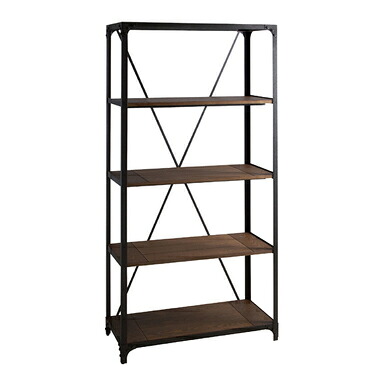 商品名：SATIS ラック4段【シェルフ】【スチール】【什器】【ブティック】【雑貨屋】【SDIS】【収納】【ラック】【938】【アパレル】【木材】【店舗】【アジャスター付】【組立】【陳列棚】【棚】【ヴィンテージ】｜sandy style