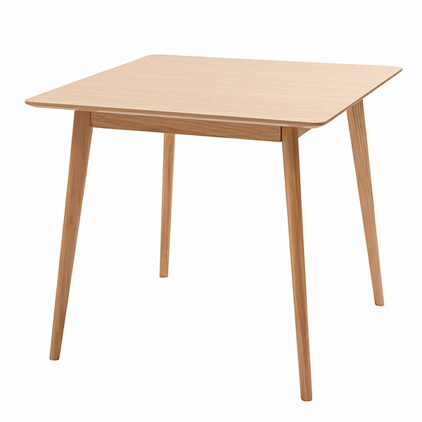 商品名：ウッド スクエアテーブル（80×80cm） 【ダイニングテーブル】【002】【センターテーブル】【STAP】【北欧】【カフェテーブル】【ラウンド】【202】【ホワイト】【ナチュラル】【木製】