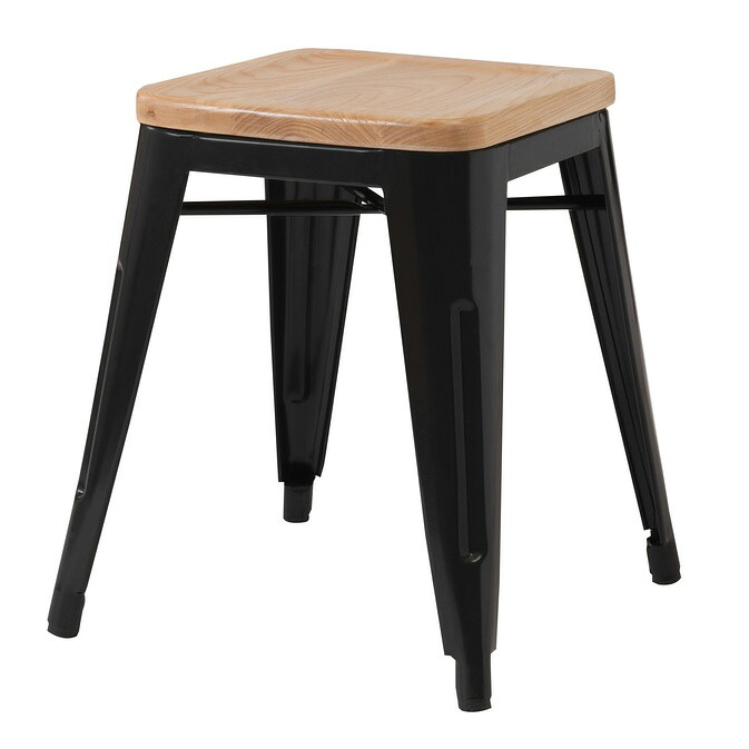 ☆2脚セット☆ 商品名:Marine Stool(マリン・スツール)ウッドシート【リプロダクト/復刻版/ジェネリック】【スツール】【椅子】【SPC】【デザイナーズ】【アノニマス】【スチール】【アッシュ】【261】【通販】|sandy style