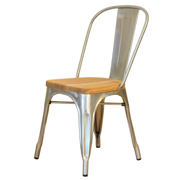 商品名：Marine chair（マリン・チェア）ウッドシート 【デザイナー：グザビエ・ポシャール】 【ハイクラス・リプロダクト / 復刻版 / 保証付き】 【ダイニングチェア】【スチール】【鉄】【Aチェア】【スタッキング可】
