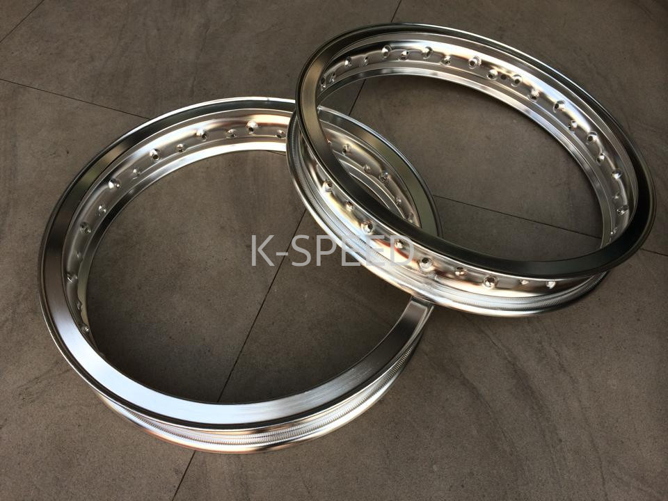 【予約販売商品】K-SPEED 17インチ ホイール 前後セット 36穴 バイク カスタムパーツ ドレスアップパーツ 汎用パーツ｜サンフェルナンド