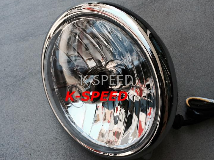 【予約販売商品】K-SPEED 7インチ ヘッドライト HD 48用 台湾製 バイク カスタムパーツ|サンフェルナンド