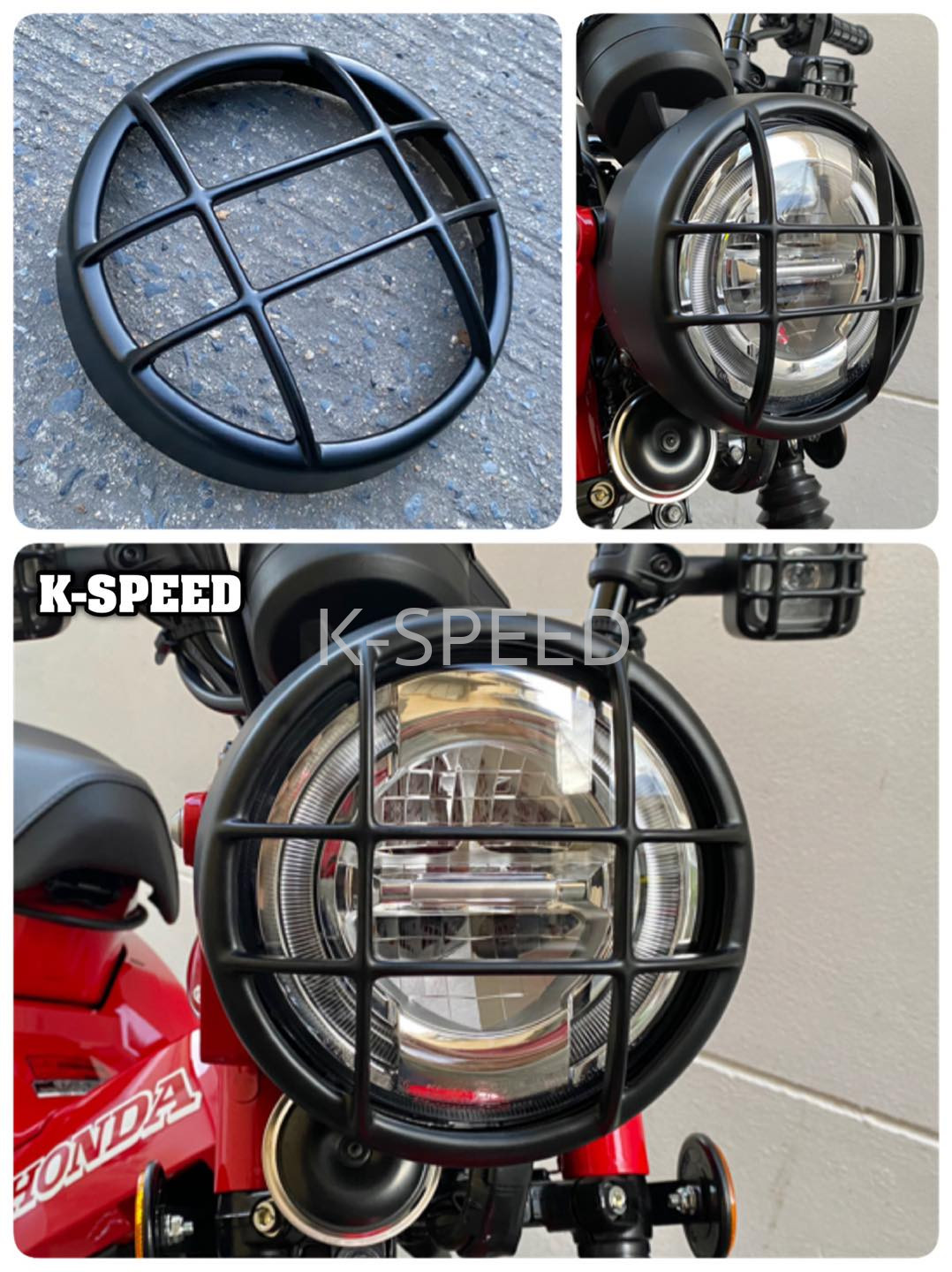 【予約販売商品】K-SPEED ホンダ CT125用 ヘッドライトカバー (水平パターン) バイク カスタムパーツ Diabolus Diabolus-CT｜サンフェルナンド