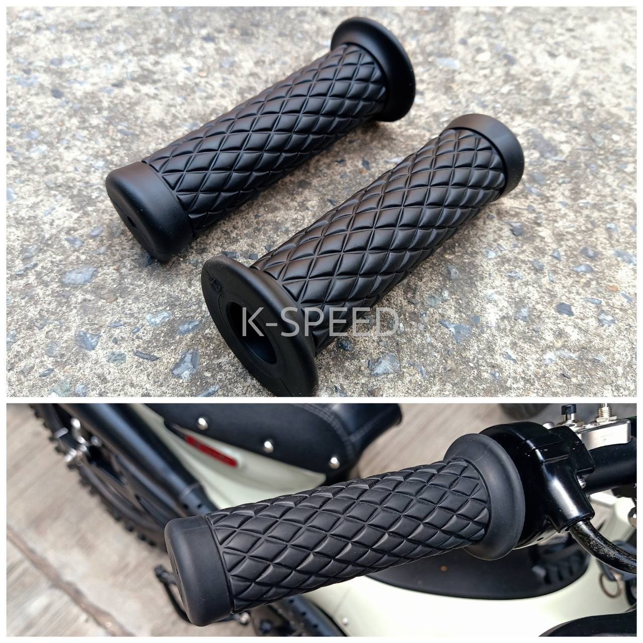 【予約販売商品】K-SPEED CT125用 ハンドルグリップ カスタムパーツ Diabolus 22mm バイク用グリップ ホンダ CT125対応｜サンフェルナンド