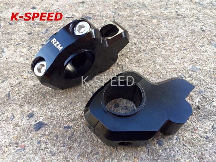 【予約販売商品】K-SPEED RZM Racing ファットバー用ハンドルポスト オフセットキット バイク カスタムパーツ 汎用型番RZM-HB-OFF｜サンフェルナンド