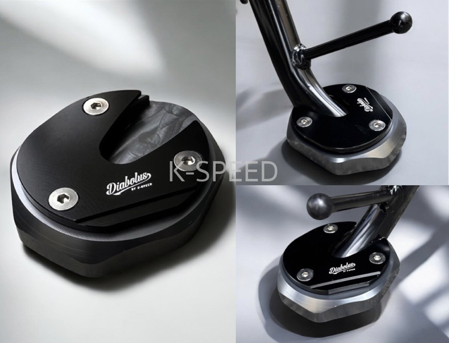 【予約販売商品】K-SPEED ホンダ モンキー125用 サイドスタンドプレート バイク カスタムパーツ Diabolus Monkey125用 ドレスアッ|サンフェルナンド