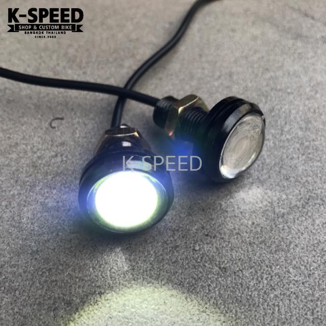 【予約販売商品】K-SPEED LED小型ヘッドライト ホワイト バイク カスタムパーツ 汎用｜サンフェルナンド