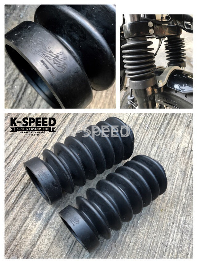 【予約販売商品】K-SPEED ロイヤルエンフィールド Meteor 350用 フロントフォークカバー バイク カスタムパーツ ドレスアップ Diabolu｜サンフェルナンド