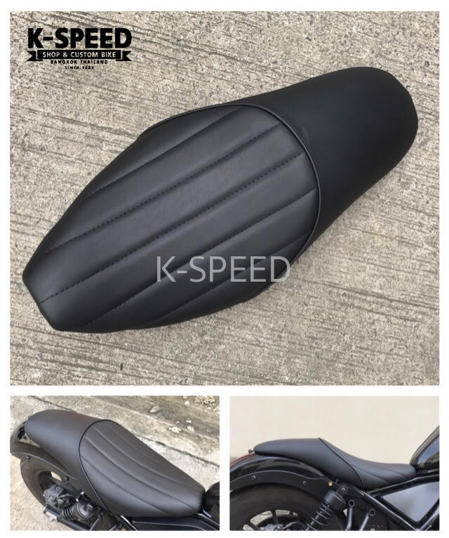 【予約販売商品】K-SPEED Diabolus ロングシート ストレートパターン Rebel 300/500用 バイクカスタムパーツ シート RB0051｜サンフェルナンド