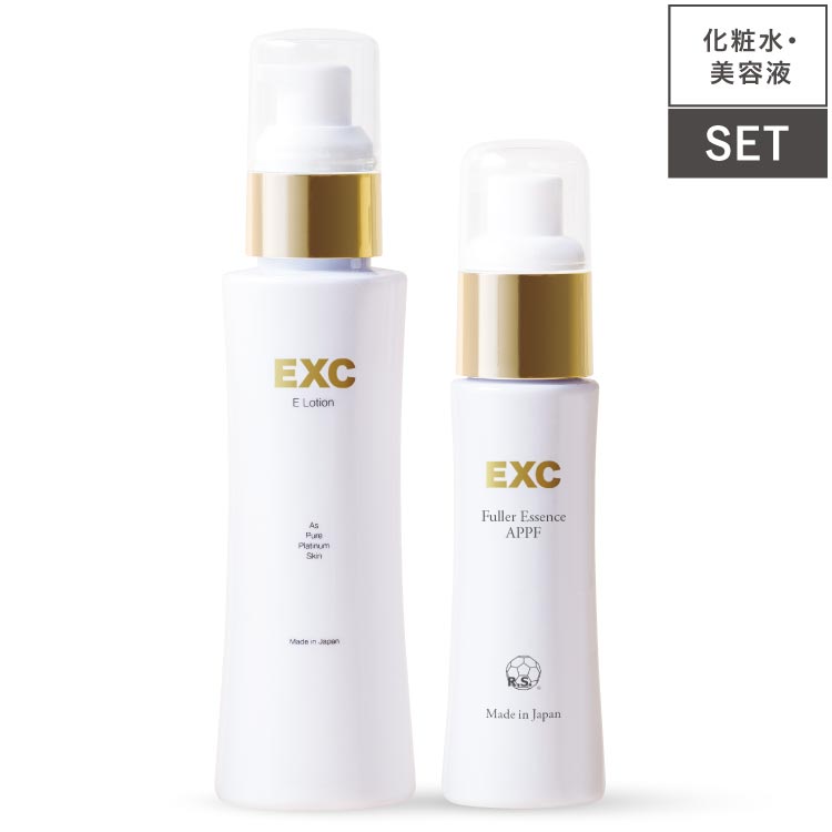 【5%OFF】 APPSプラスEローション高配合 EXC Eローション＆フラーエッセンスAPPFセット 【apps 化粧水】【アプレシエ】【美容液】【APPS】【apps+e】【フラーレン】 【BR-L】【NI-L】【おすすめ】【送料無料】