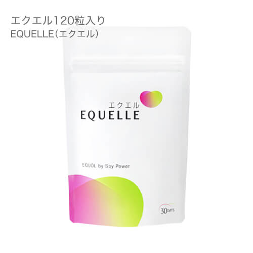 エクエル パウチ 120粒 1袋 4粒で10mgのエクオール配合（1日の目安