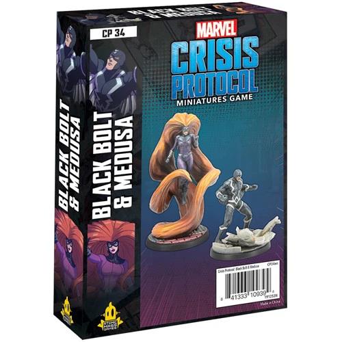 Asmodee Black Bolt & Medusa Marvel Crisis Protocol NIB画像
