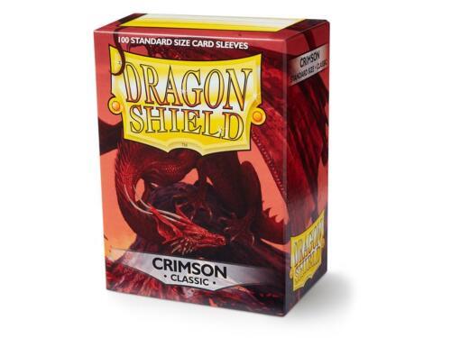 Classic Crimson 100 ct Dragon Shield Sleeves Standard Size SHIPS FREE 10% OFF 2+画像
