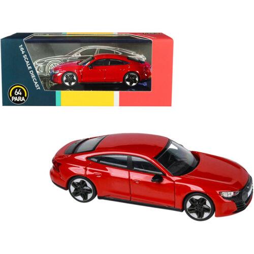 Paragon 1/64 Diecast Model Car Audi RS e-tron GT Tango Red True To Scale Detail画像