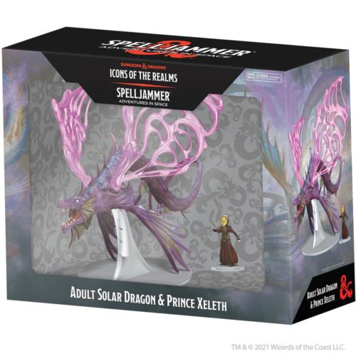 WizKids Space-Adult Solar Dragon & Prince Xeleth Spelljammer Icons of the Realms D&D画像