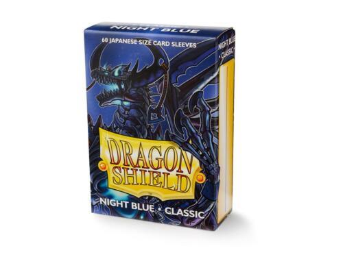 Japanese Classic Night Blue Case Display Dragon Shield Sleeves - 10x 60 ct Packs画像