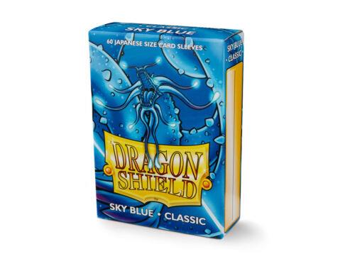 Japanese Classic Sky Blue Case Display Dragon Shield Sleeves - 10x 60 ct Packs画像