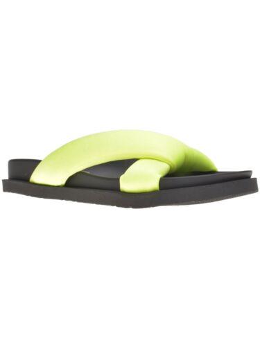 WILD PAIR Womens Green Puffer Sandals. Beck Slip On Slide Sandals Shoes 8 M レディース画像