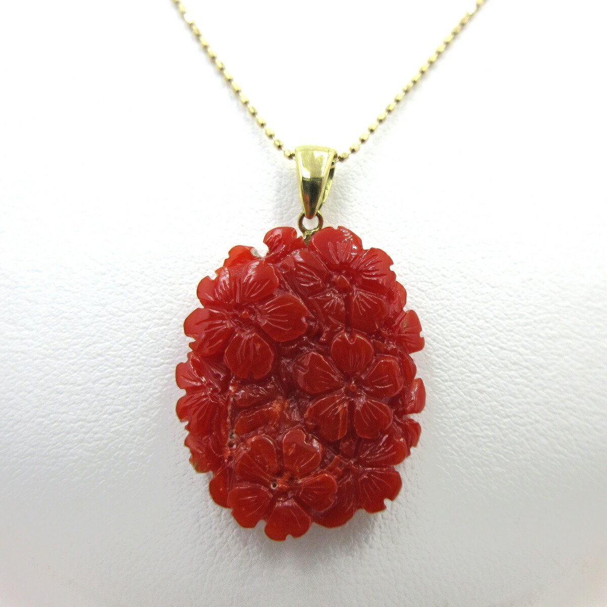 楽天市場】【ハイクラス】 ペンダント 血赤珊瑚 約7.7mm玉 カラー