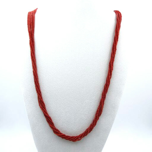 楽天市場】白珊瑚 ネックレス 10連 シルバー 2.25mm玉 さんご サンゴ