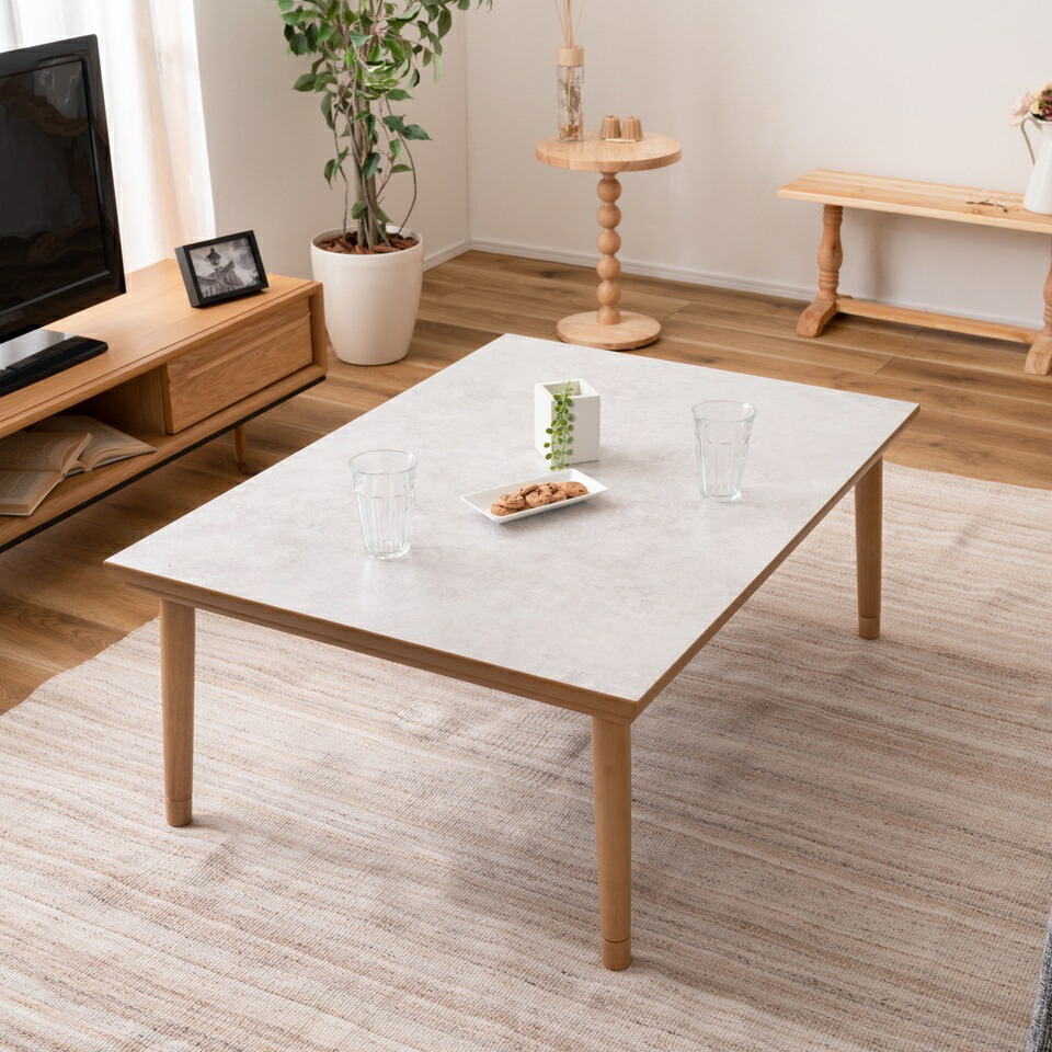 楽天市場】こたつ フラットヒーターこたつ 幅105cm テーブル センター