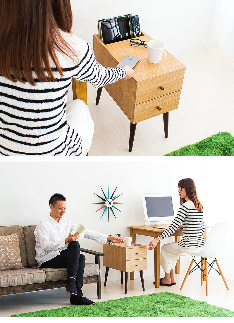 ソファ サイドチェスト 引き出し 木製 チェスト ソファ ベッドサイド コンパクト リビング 茶 ベッド 収納 サイドテーブル サイドチェスト サイドテーブル ナイトテーブル Avd 完成品 おしゃれ チェスト ブラウン サイドチェスト 北欧 寝室 テーブル ソファー