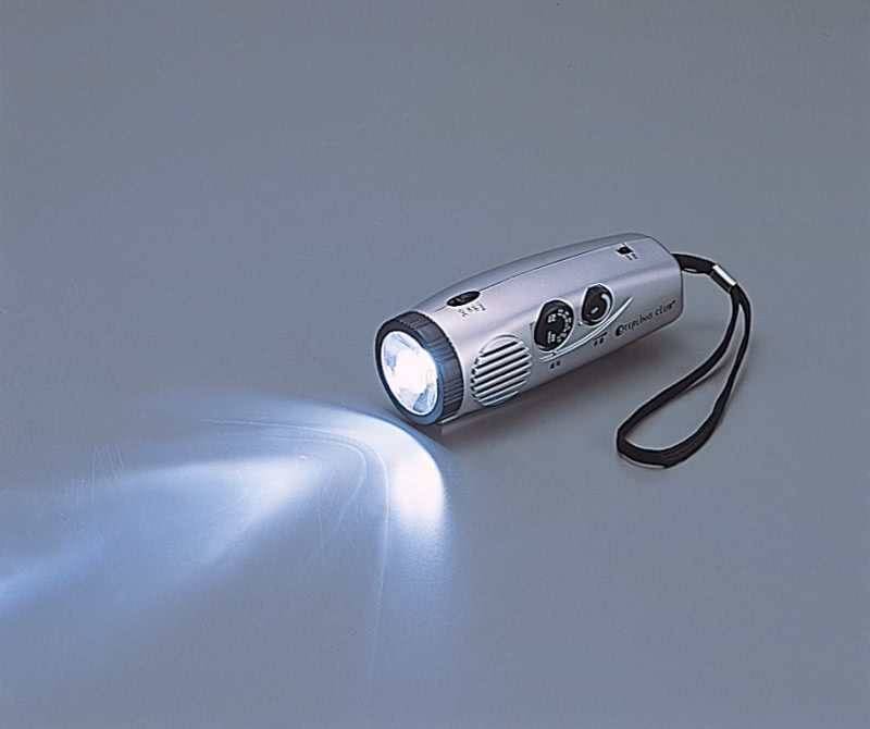 【楽天市場】LEDパームラジオライト 45×130×45mm ストラップ 非常灯 LEDライト1灯 AM/FMラジオ ワイドFM対応 サイレン