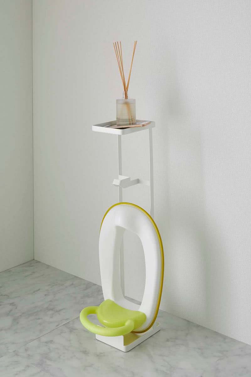 補助便座スタンド プレート おしゃれ お祝い キッズ用品 ギフト シンプル トイレトレーニング ベビー用品 ホワイト 便利 収納 山崎実業 新生活 白 衛生 衛生的に収納できる 補助便座 贈り物 Sale 78 Off キッズ用品