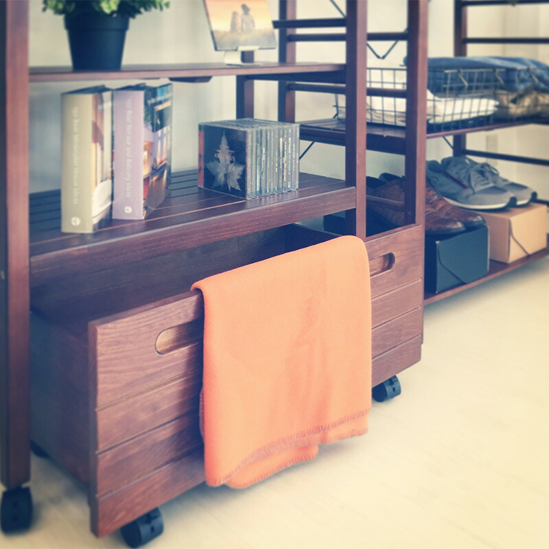 4段 奥深 木製 オープンラック 木製 高さ115 ウッドラック パイン材 棚 奥行40 ウッドラック フリーラック 収納 カントリー 天然木 幅80 おしゃれ 北欧 西海岸 インスタ映え Diy ボタニカル 子供 キッズ 大人女子 幅78cm 高さ115cm 奥行き42cm ナチュラル ダークブラウン