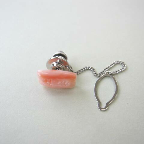 本珊瑚　カフリンクス&タイピン　桐箱入り 本珊瑚 カフリンクス&タイピン 桐箱入り 本珊瑚 血赤珊瑚 桃色サンゴ