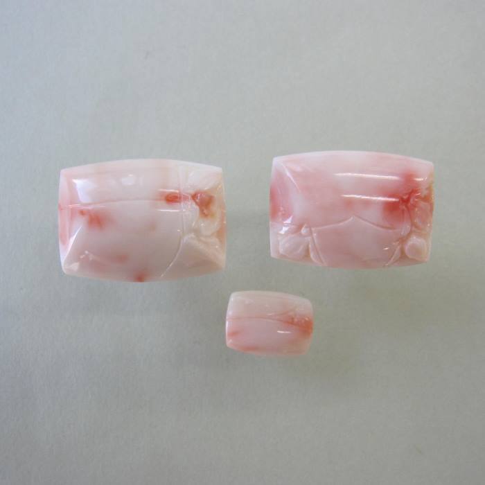 楽天市場】ピンク珊瑚 カフスセット メンズアイテム カフリンクス