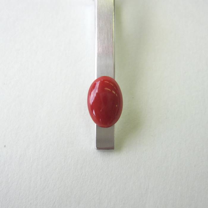 楽天市場】日本 高知産血赤珊瑚 タイピン ネクタイピン タイバー