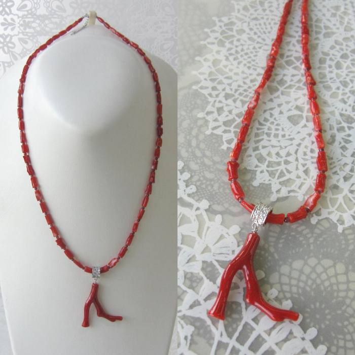 楽天市場】イタリア産赤珊瑚 3連ねじりネックレス 57センチ 『宝石