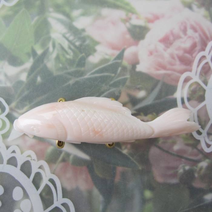 楽天市場】日本・高知産赤珊瑚 美しい牡丹の花の彫り帯留 SILVER