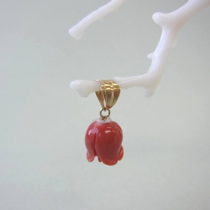 楽天市場】『希少』 【豪華 】桃珊瑚ペンダントトップ 18.2ミリ