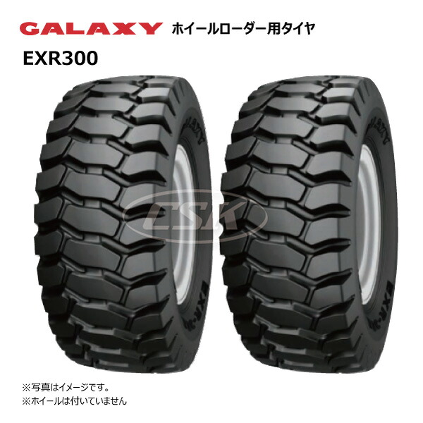 【要店卸し資産突きとめる】 2本仕掛ける 20.5-25 16PR TL 天の河 EXR300 205-25 車輪車載専用車 建機 タイア 熱電子管受け答え GALAXY 人間宅送りとどける不可（※沖縄･離島は送りとどける不可）