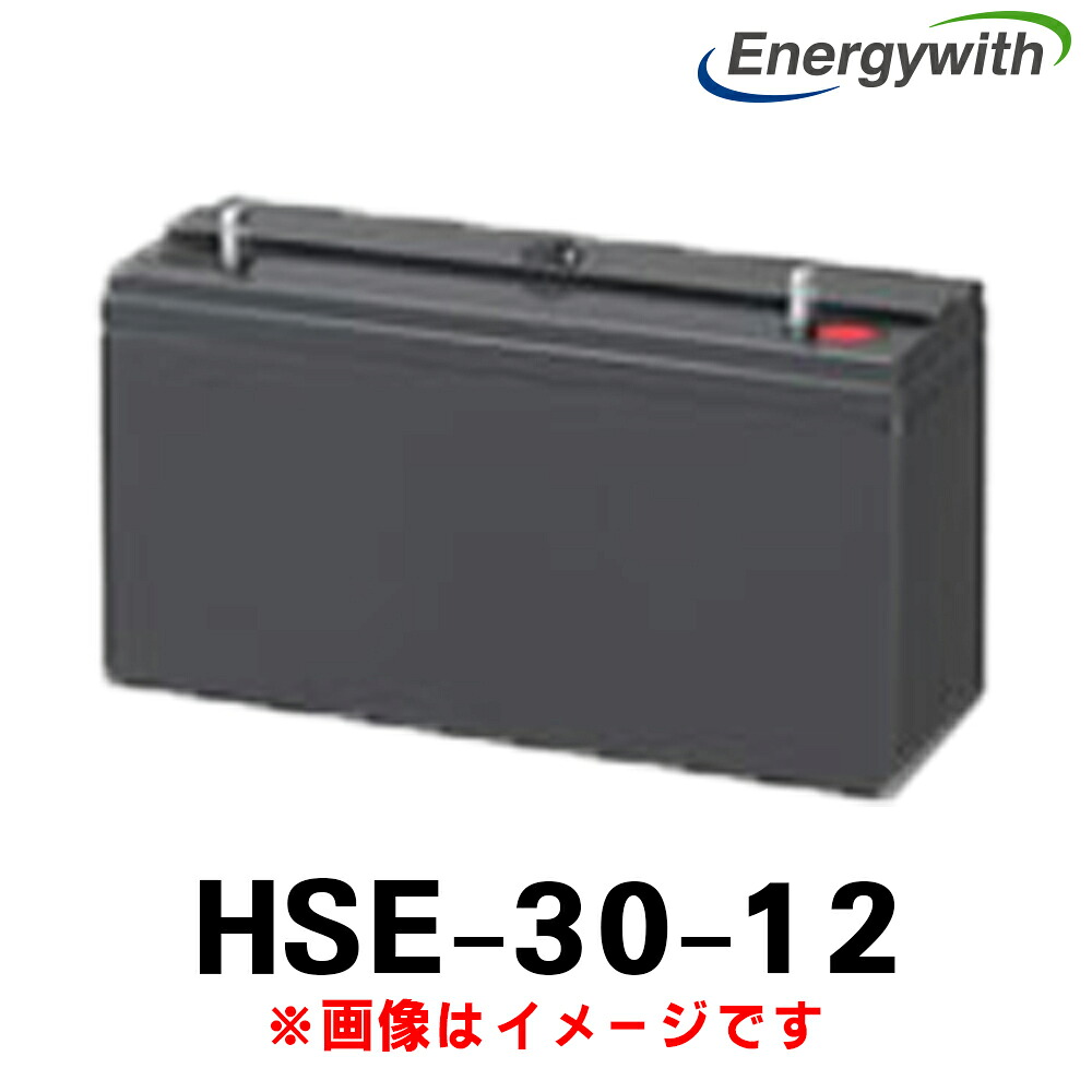 エナジーウィズ HSE-30-12 (12V 30Ah) HSE 昭和電工 日立化成 新神戸 産業用 蓄電池 鉛蓄電池 バッテリー 制御弁式据置鉛蓄電池 発電機始動用