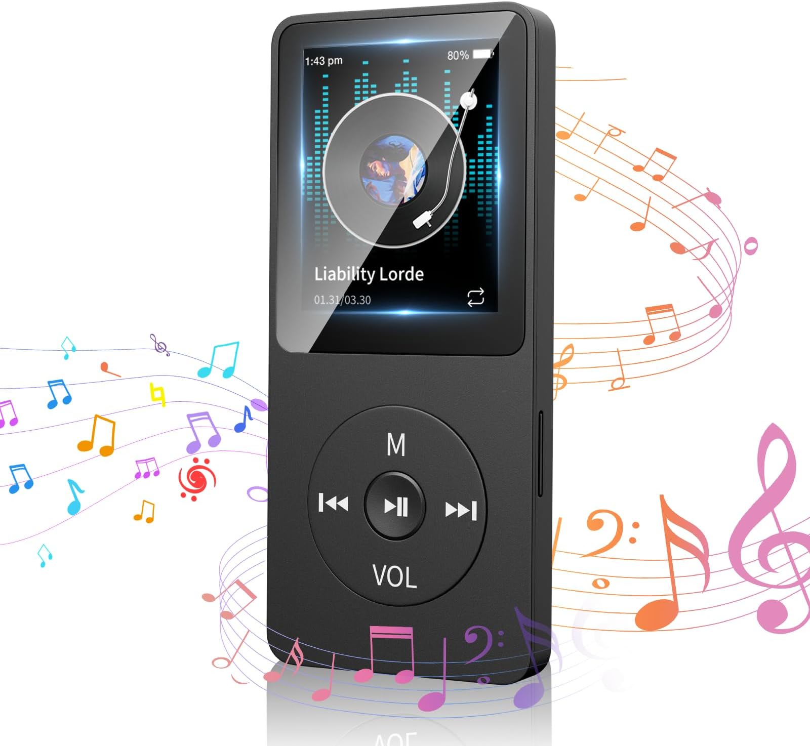 【人気商品】【超軽26g】 MP3プレーヤー 1台7役 音楽プレイヤー 32GB Amazon | 【超軽26g】 MP3プレーヤー 1台7役 音楽プレイヤー Hi