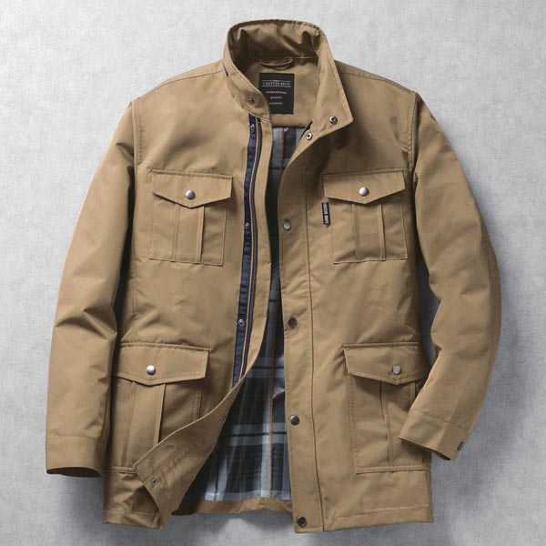 3シーズン対応！マルチフィールドジャケット 全2色 ジャケット ミリタリージャケット ベスト付き 撥水加工 メンズ 紳士服 シニア 男性 大人 濃緑色 黒 グリーン ブラック カーキ はっ水 無地 シンプル 40代 50代 60代 70代 80代 90代 父の日 お父さん 秋冬春　fri　p27690 楽天市場】3シーズン対応！マルチフィールドジャケット 全2色