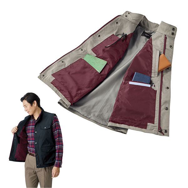 Freeサイズ！FreshService トラベルベスト 楽天市場】フレンドリー ダンロップ・リファインド はっ水トラベル