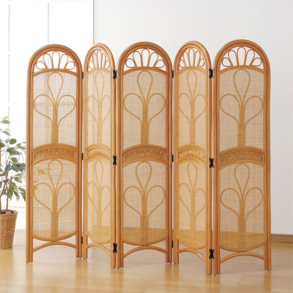 ラタンスクリーン　ラタン　籐家具 楽天市場】籐(ラタン)スクリーン ロータイプ5連 B554 : さぬきや 家具