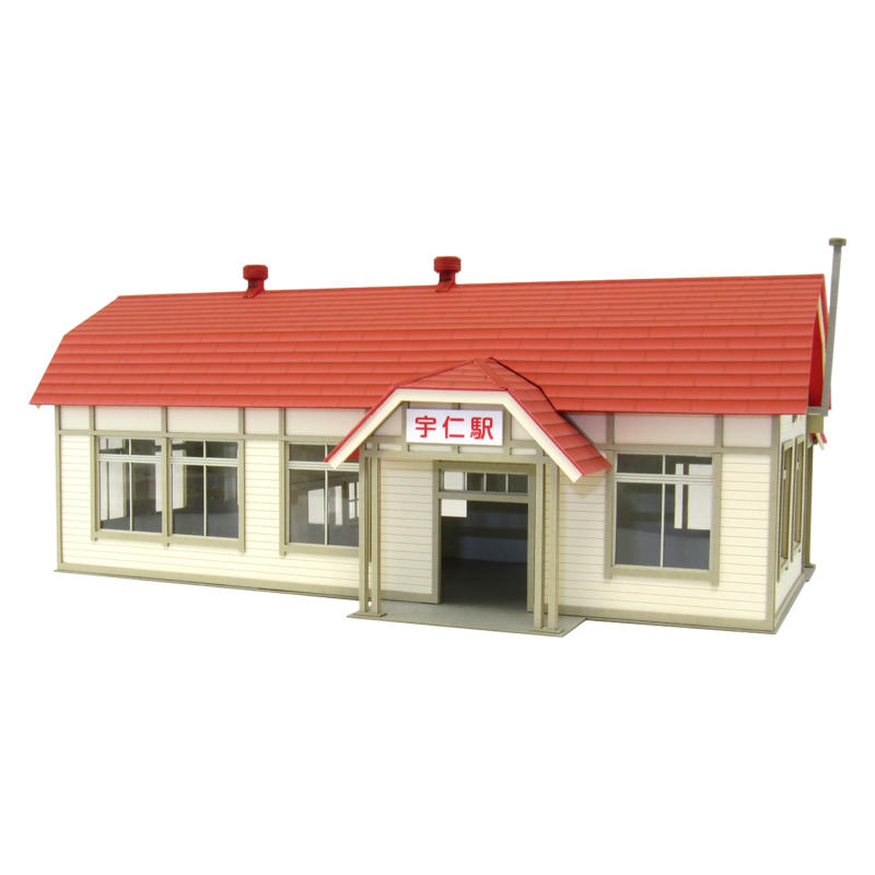 Nゲージ 鉄道模型 駅舎　＋おまけセット S047-1 駅舎セット（青）(TRAIN STATION SET (BLUE)) | ロクハン