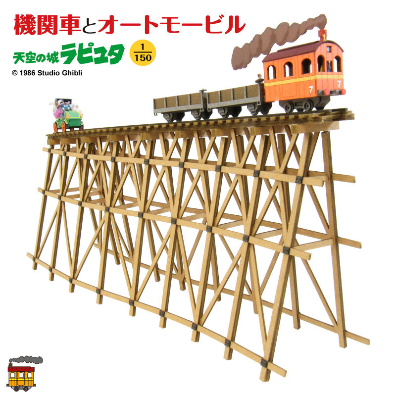 スタジオジブリ細工物続きもの 天の原の城ラピュタ 【行政官庁車とオートモービル】 S\u003d1/150 ◆みにちゅあーと一揃いの道具 おうち第四次元 仕立て上げる 細密画 室内装飾