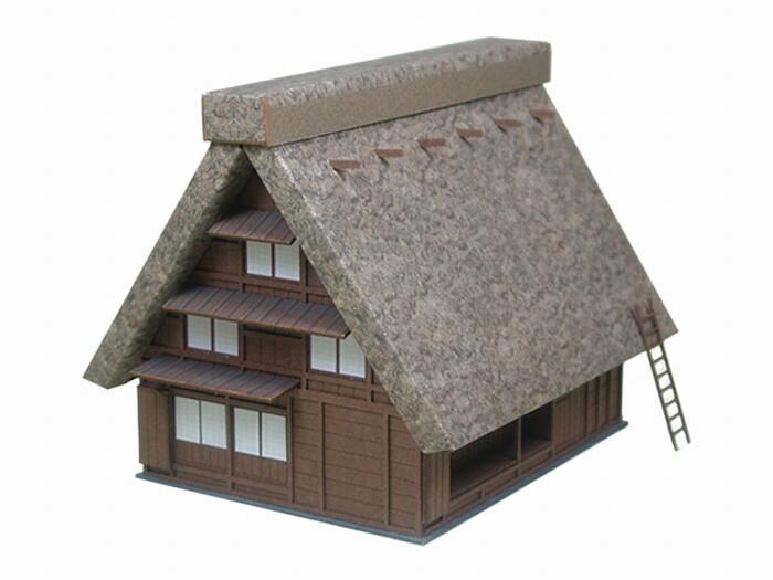 (未使用･未開封品)　さんけい 1/87 情景シリーズ 茅葺民家-1 MK05-07 ペーパークラフト og8985z 楽天市場】情景シリーズ 【茅葺民家-1】 S=1/87 ◇みにちゅあー