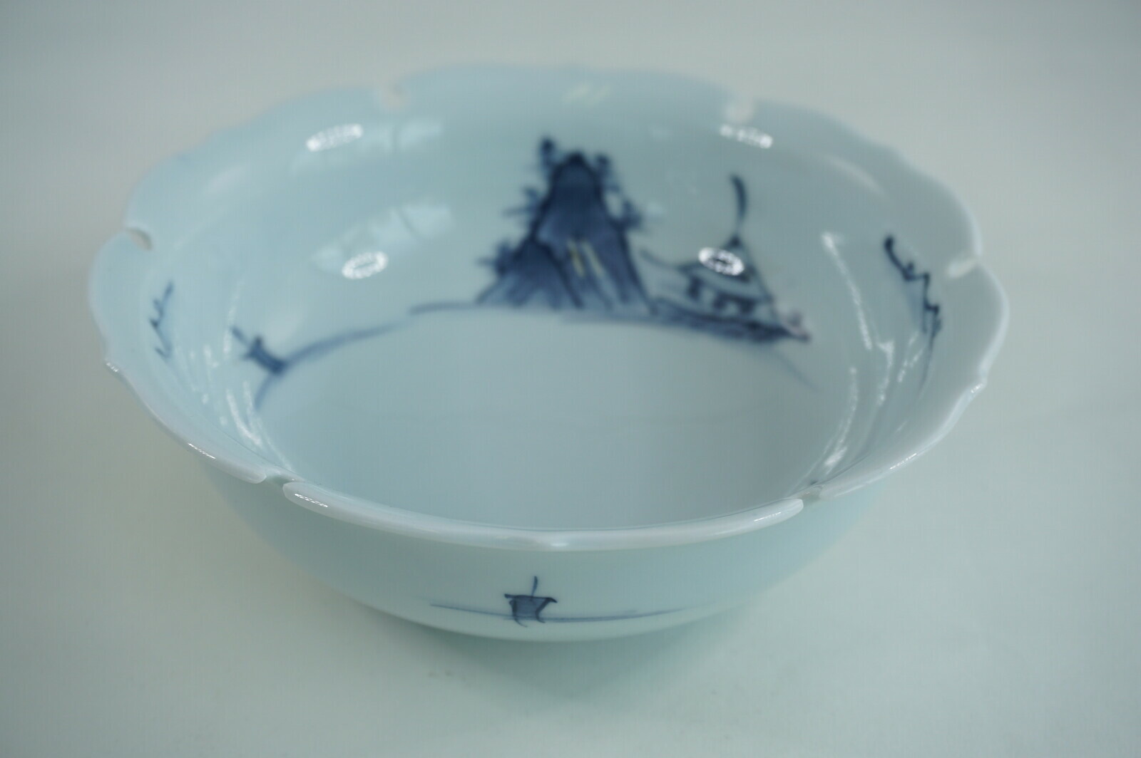 楽天市場】【波佐見焼 洸琳窯 間取山水雪輪型深小鉢】有田焼 波佐見焼