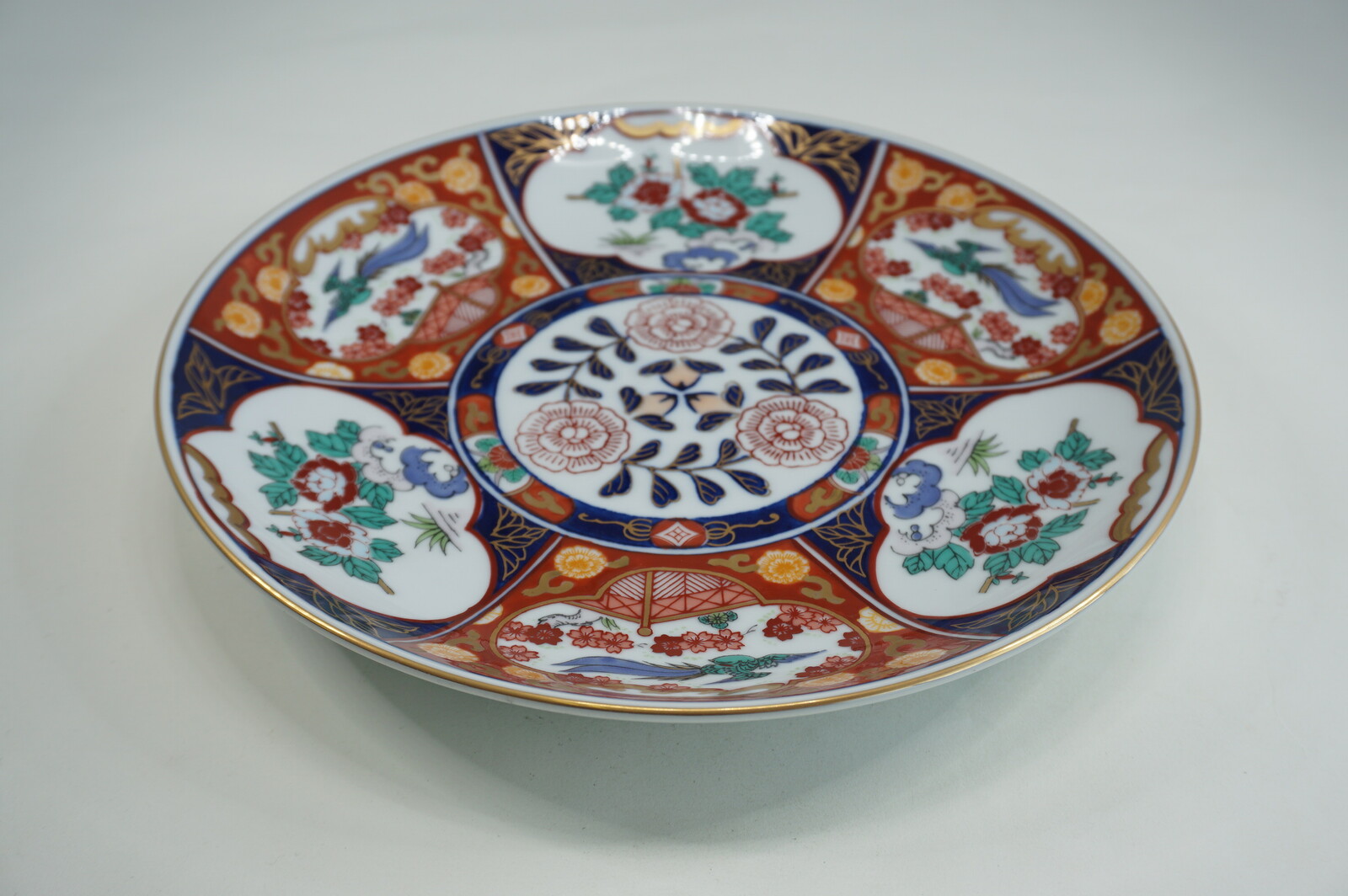 [10客セット] 大聖寺伊万里 菱皿 菊 牡丹 明治 和食器 旅館 料亭 割烹 10客セット] 大聖寺伊万里 菱皿 菊 牡丹 明治 和食器 旅館 料亭 割烹 10