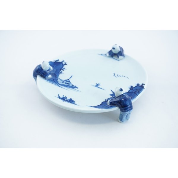 楽天市場】【有田焼】【青花】【しん窯】絵変舟型小付揃 【絵