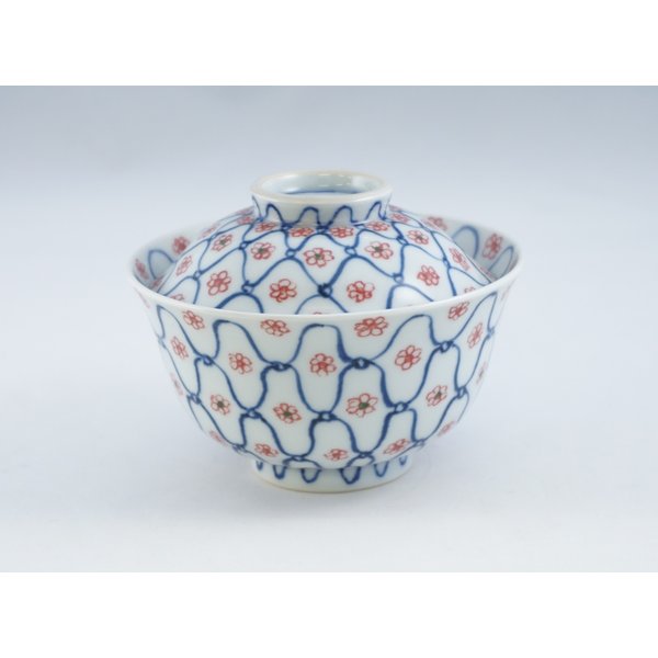 楽天市場】有田焼 福泉窯六瓢 4寸蓋物（雑煮碗）赤絵/呉須 2色からお選