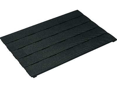 サンソフティースノコ導電タイプ（ブラック）　＜外寸＞90.5&times;59.5&times;3.4cm｜ぷらすちっく屋　サンコー